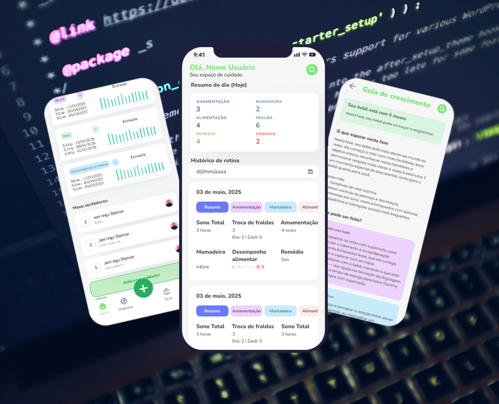 Desenvolvimento Aplicativo My Baby Routine