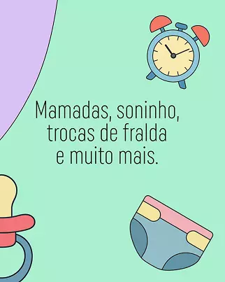 My Baby Routine - Banner: Mamadas, soninho, trocas de fralda e muito mais